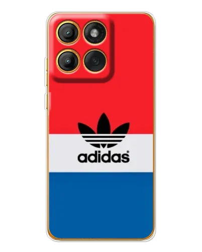 Чехол для Motorola MOTO G86 с картинкой «Ретро блоки Adidas» Чехол для Motorola MOTO G86 с картинкой «Ретро блоки Adidas»