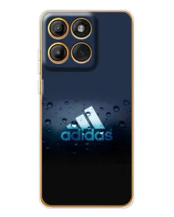 Чехол для Motorola MOTO G86 с картинкой «Adidas Water Drops»