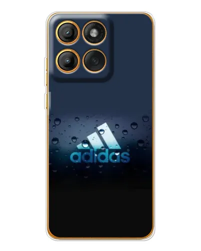 Чехол для Motorola MOTO G86 с картинкой «Adidas Water Drops» Чехол для Motorola MOTO G86 с картинкой «Adidas Water Drops»