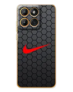 Чехол для Motorola MOTO G86 с картинкой «Nike — карбоновая сетка» Чехол для Motorola MOTO G86 с картинкой «Nike — карбоновая сетка»