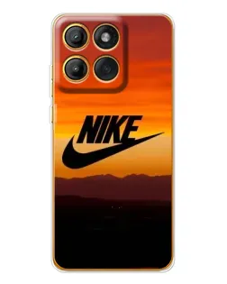 Чехол для Motorola MOTO G86 с картинкой «Nike — вечерний горизонт»