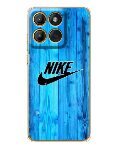 Чехол для Motorola MOTO G86 с картинкой «Голубое дерево Nike»