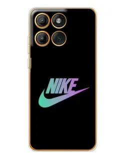 Чехол для Motorola MOTO G86 с картинкой «Nike — городская ночь»