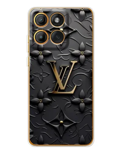 Чехол для Motorola MOTO G86 с картинкой «Кожаная текстура LV»