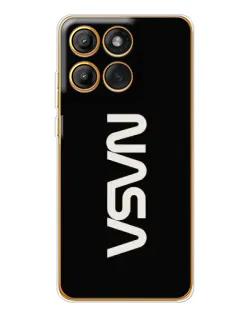 Чехол для Motorola MOTO G86 с картинкой «NASA — вертикальный логотип» Чехол для Motorola MOTO G86 с картинкой «NASA — вертикальный логотип»