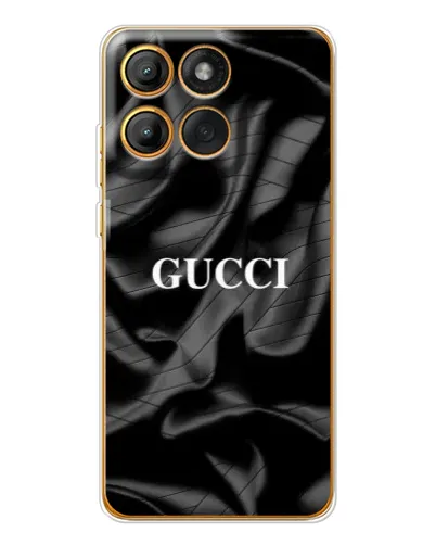 Чехол для Motorola MOTO G86 с картинкой «Gucci — шелковые волны»