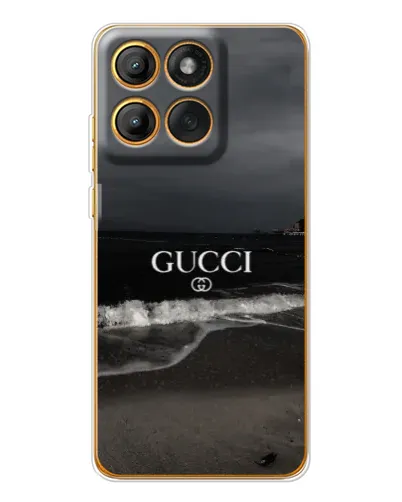 Чехол для Motorola MOTO G86 с картинкой «Gucci — морской прибой»
