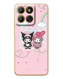 Чехол для Motorola MOTO G86 с картинкой «My Melody и Kuromi» Чехол для Motorola MOTO G86 с картинкой «My Melody и Kuromi»