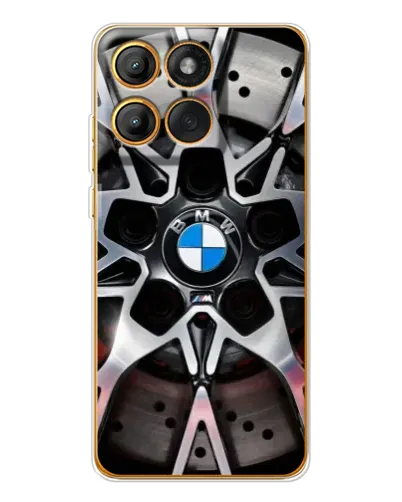 Чехол для Motorola MOTO G86 с картинкой «BMW — деталь диска» Чехол для Motorola MOTO G86 с картинкой «BMW — деталь диска»