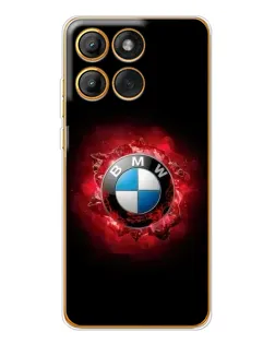 Чехол для Motorola MOTO G86 с картинкой «Логотип BMW — вспышка»