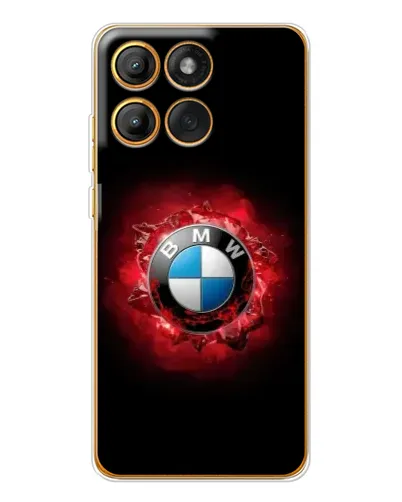 Чехол для Motorola MOTO G86 с картинкой «Логотип BMW — вспышка» Чехол для Motorola MOTO G86 с картинкой «Логотип BMW — вспышка»