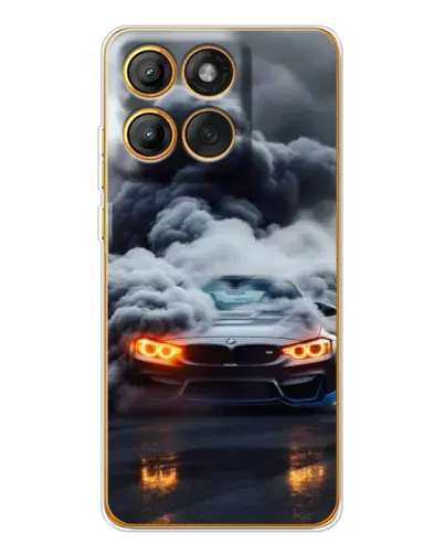 Чехол для Motorola MOTO G86 с картинкой «BMW в дыму» Чехол для Motorola MOTO G86 с картинкой «BMW в дыму»