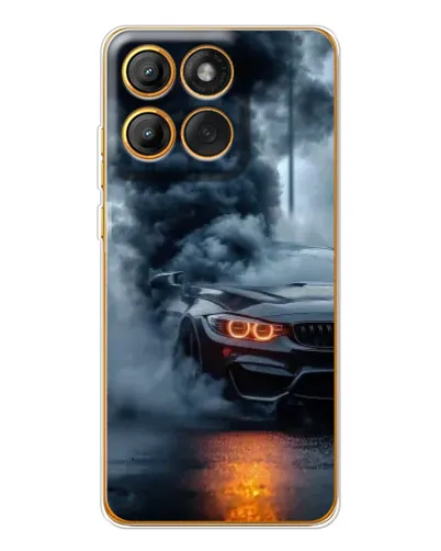 Чехол для Motorola MOTO G86 с картинкой «BMW M-Power — абстракция» Чехол для Motorola MOTO G86 с картинкой «BMW M-Power — абстракция»