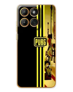 Чехол для Motorola MOTO G86 с картинкой «PUBG — камуфляжный шлем»