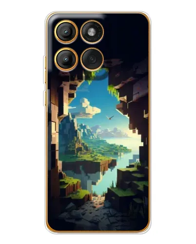 Чехол для Motorola MOTO G86 с картинкой «Вид из пещеры» Чехол для Motorola MOTO G86 с картинкой «Вид из пещеры»