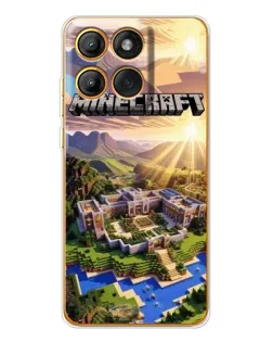 Чехол для Motorola MOTO G86 с картинкой «Minecraft панорама» Чехол для Motorola MOTO G86 с картинкой «Minecraft панорама»