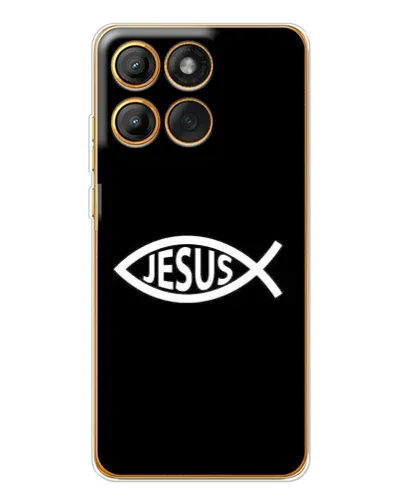 Чехол для Motorola MOTO G86 с картинкой «Классический Jesus»