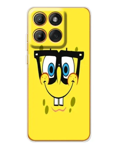 Чехол для Motorola MOTO G86 с картинкой «Минималистичный Спанч Боб» Чехол для Motorola MOTO G86 с картинкой «Минималистичный Спанч Боб»