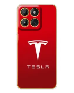 Чехол для Motorola MOTO G86 с картинкой «Tesla Red Classic» Чехол для Motorola MOTO G86 с картинкой «Tesla Red Classic»