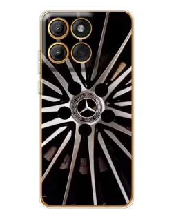 Чехол для Motorola MOTO G86 с картинкой «Диск Mercedes»