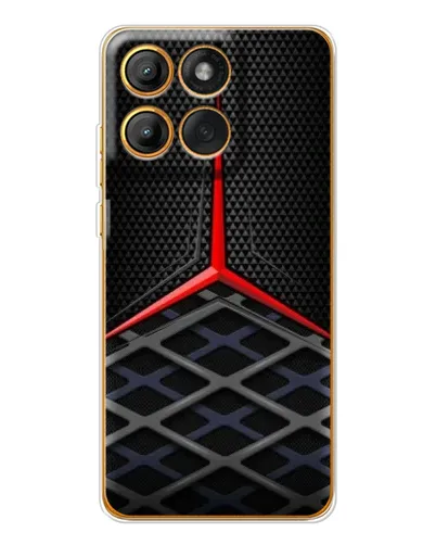 Чехол для Motorola MOTO G86 с картинкой «Mercedes Carbon Grid» Чехол для Motorola MOTO G86 с картинкой «Mercedes Carbon Grid»