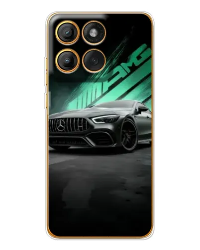 Чехол для Motorola MOTO G86 с картинкой «Темный Mercedes AMG» Чехол для Motorola MOTO G86 с картинкой «Темный Mercedes AMG»