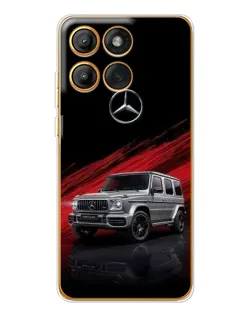 Чехол для Motorola MOTO G86 с картинкой «Mercedes G-Class красный»