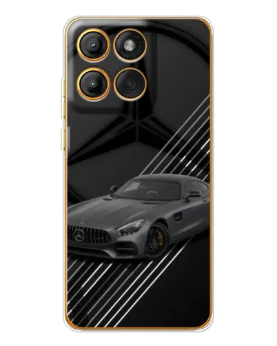 Чехол для Motorola MOTO G86 с картинкой «Mercedes AMG — графика» Чехол для Motorola MOTO G86 с картинкой «Mercedes AMG — графика»