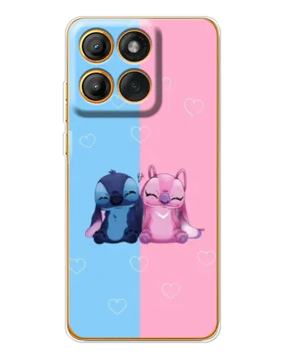 Чехол для Motorola MOTO G86 с картинкой «Stitch и Angel Love» Чехол для Motorola MOTO G86 с картинкой «Stitch и Angel Love»