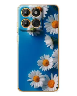 Чехол для Motorola MOTO G86 с картинкой «Белоснежные маргаритки»