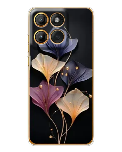 Чехол для Motorola MOTO G86 с картинкой «Лиловые цветы грации»