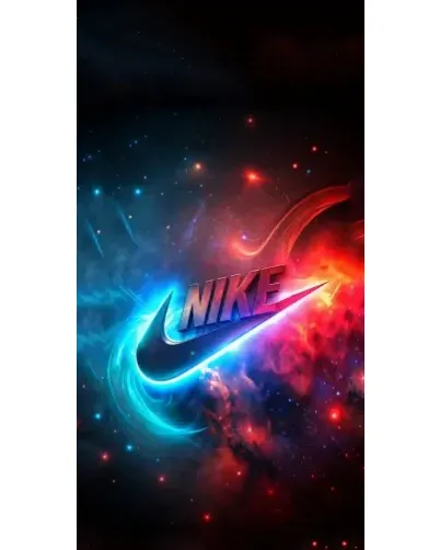 Чохол для Motorola Moto G87 5G з картинкою «Вогняний логотип Nike»