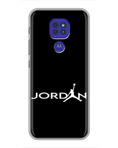 Чехол для Motorola MOTO G9 Play с картинкой «Jordan White Logo» Чехол для Motorola MOTO G9 Play с картинкой «Jordan White Logo»