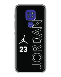 Чехол для Motorola MOTO G9 Play с картинкой «Jordan Vertical»