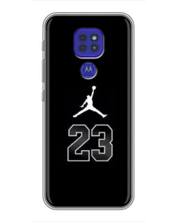 Чехол для Motorola MOTO G9 Play с картинкой «Jordan Flight 23»