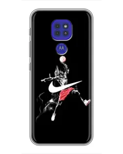 Чехол для Motorola MOTO G9 Play с картинкой «Jordan Jumpman»