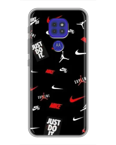 Чехол для Motorola MOTO G9 Play с картинкой «Nike Mix Pattern» Чехол для Motorola MOTO G9 Play с картинкой «Nike Mix Pattern»