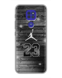Чехол для Motorola MOTO G9 Play с картинкой «Jordan Carbon 23»