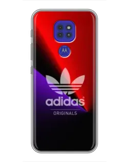 Чехол для Motorola MOTO G9 Play с картинкой «Adidas Red Neon»