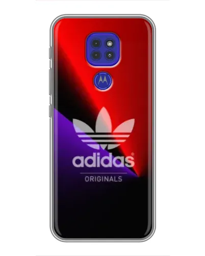 Чехол для Motorola MOTO G9 Play с картинкой «Adidas Red Neon»