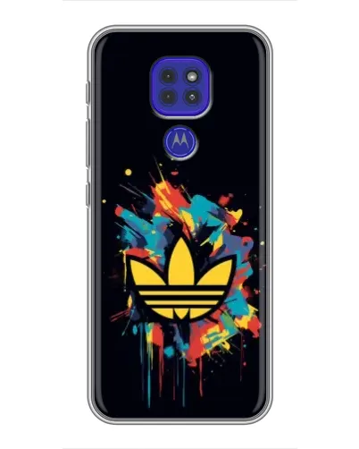 Чехол для Motorola MOTO G9 Play с картинкой «Adidas Splash»