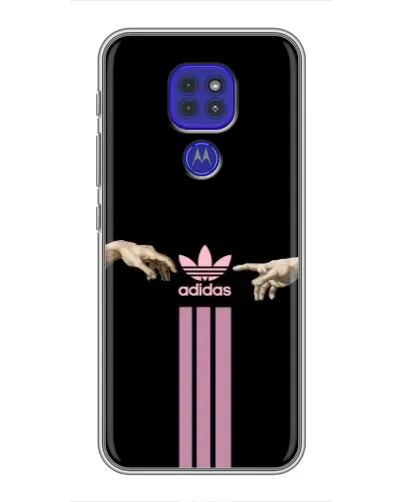 Чехол для Motorola MOTO G9 Play с картинкой «Adidas Hands»