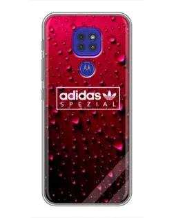Чехол для Motorola MOTO G9 Play с картинкой «Adidas Gold Marble»
