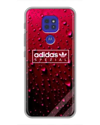 Чехол для Motorola MOTO G9 Play с картинкой «Adidas Gold Marble»