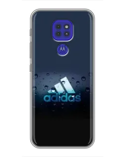 Чехол для Motorola MOTO G9 Play с картинкой «Adidas Water Drops»