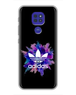 Чехол для Motorola MOTO G9 Play с картинкой «Взрыв красок Adidas»