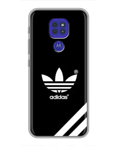 Чехол для Motorola MOTO G9 Play с картинкой «Adidas с диагональными полосами»