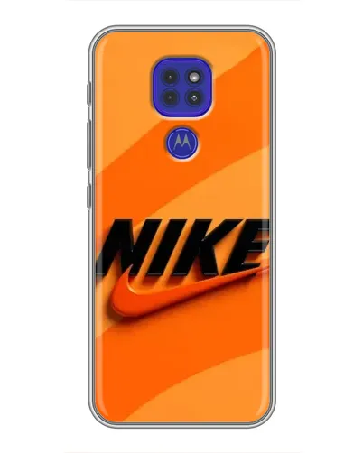 Чохол для Motorola MOTO G9 Play з картинкою «Помаранчевий драйв Nike»