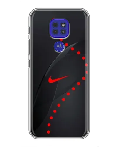 Чохол для Motorola MOTO G9 Play з картинкою «Абстрактний дизайн Nike»