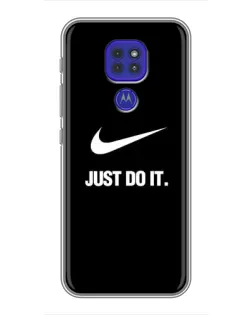 Чохол для Motorola MOTO G9 Play з картинкою «Класичний принт Nike»